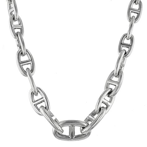 hermes chaine d ancre china|Hermes chaine d'ancre necklace silver.